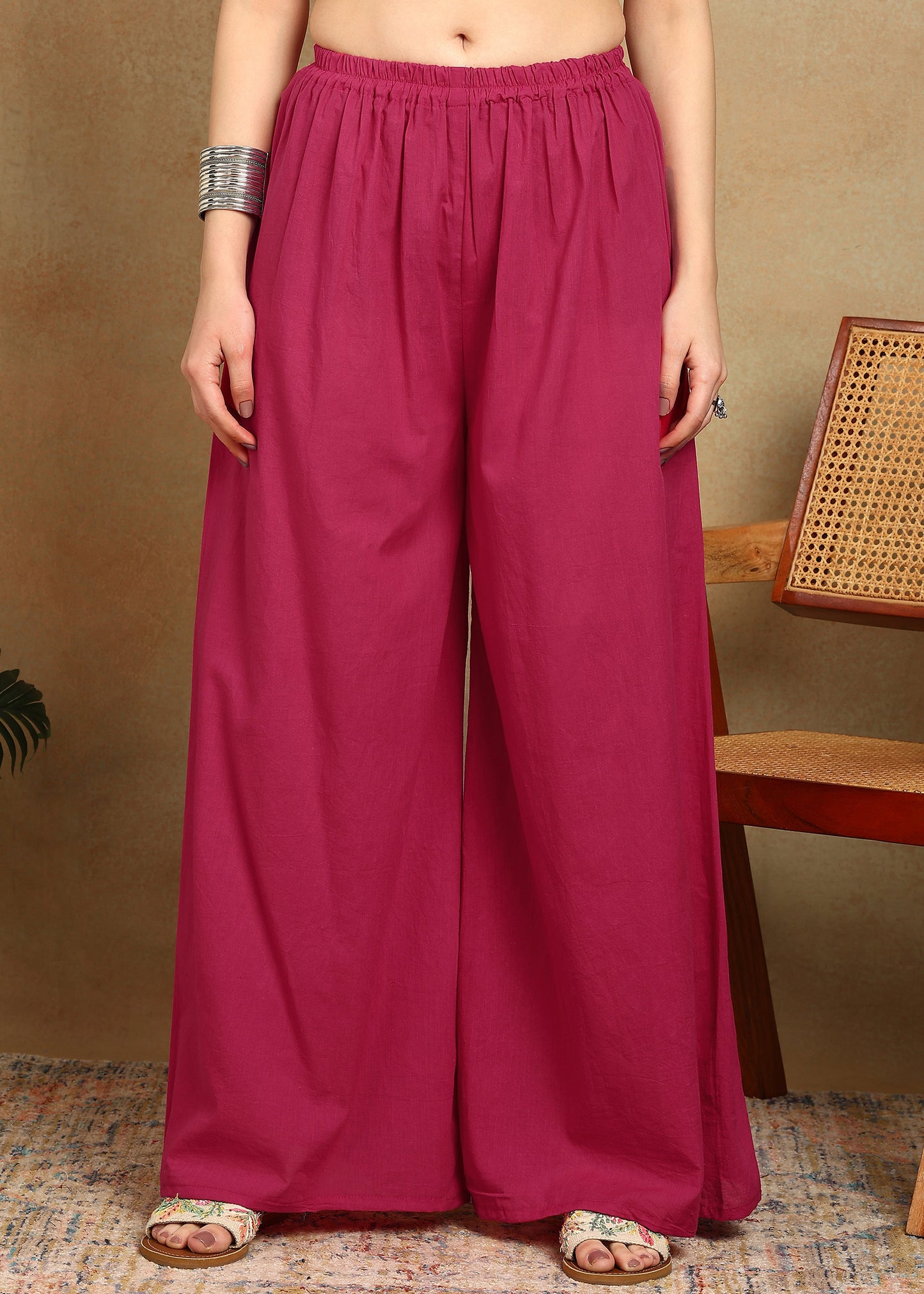 GREEN PINK SHIBORI SUIT SET