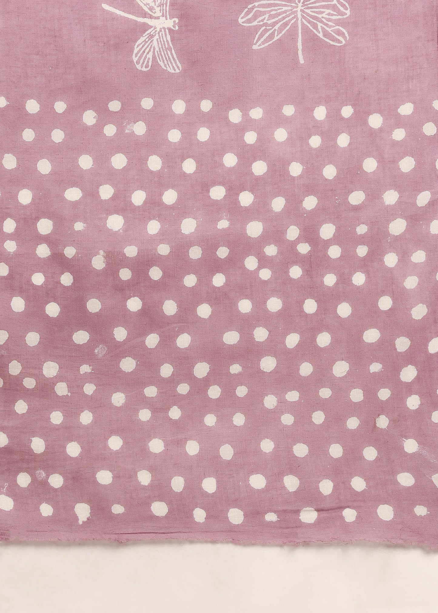 DABU PINK HANDPRINTED SUIT SET