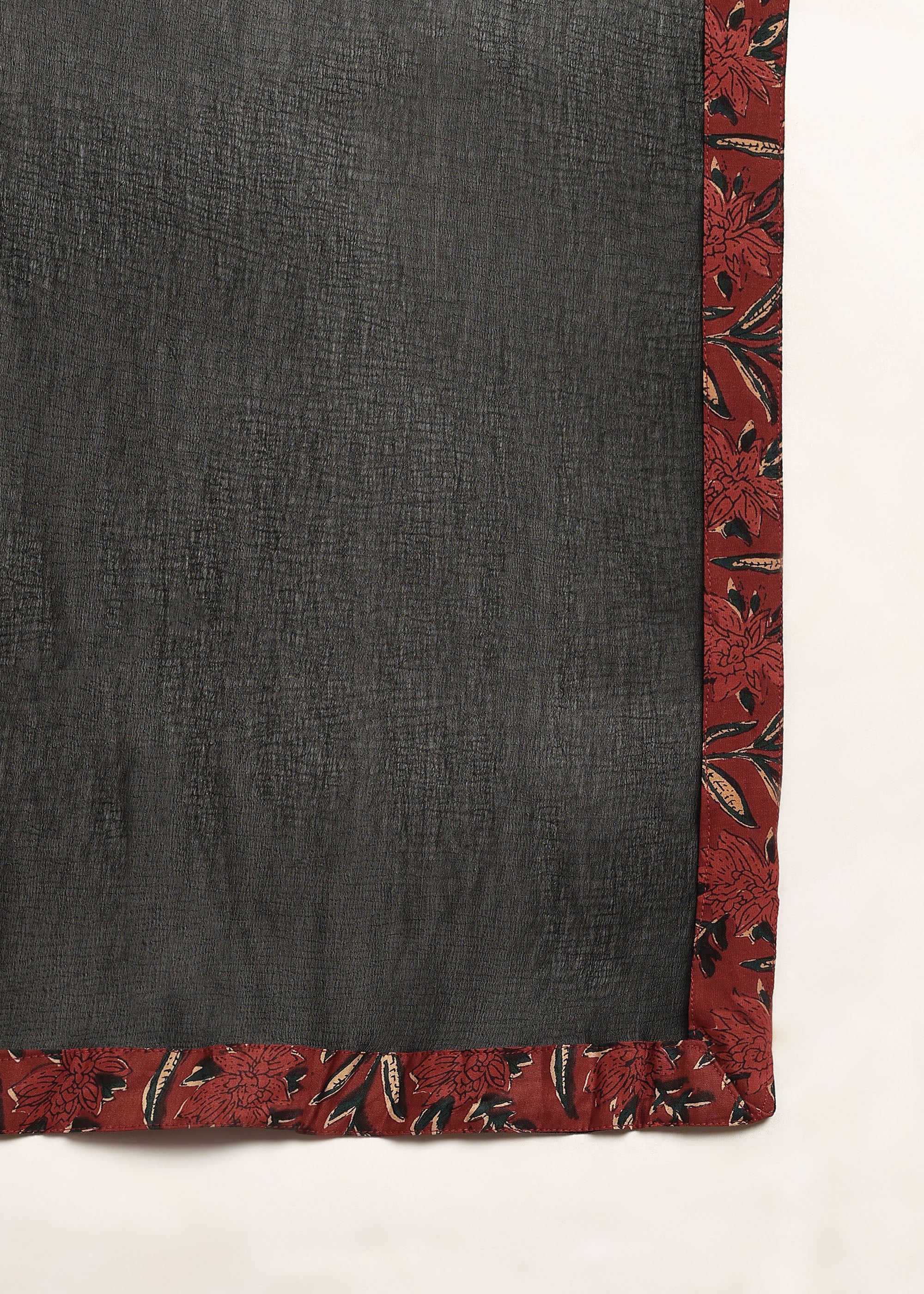 RED BLACK FARSI SALWAR SUIT SET