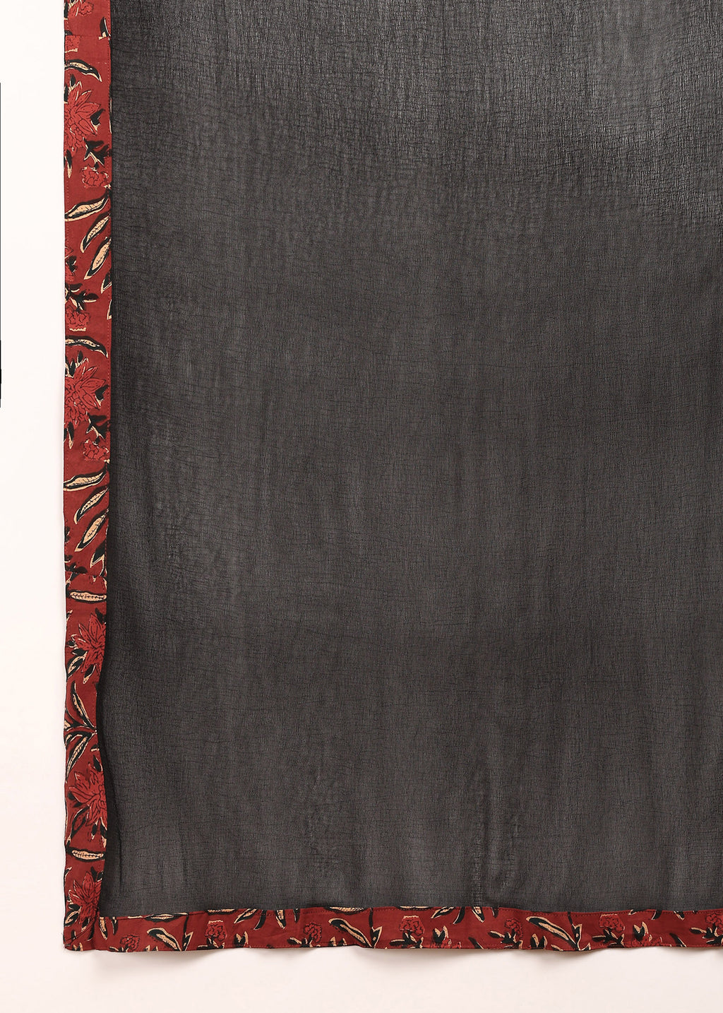 RED BLACK SIGNATURE ANARKALI SUIT SET