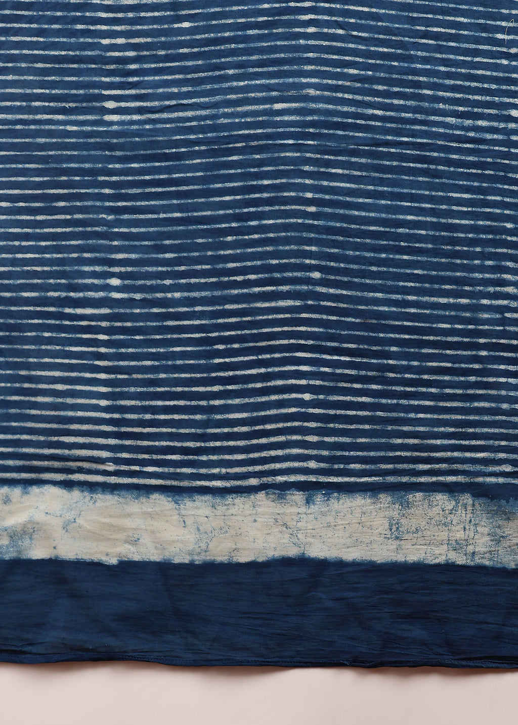 READY TO WEAR INDIGO BLUE DABU HANDBLOCKED SAREE