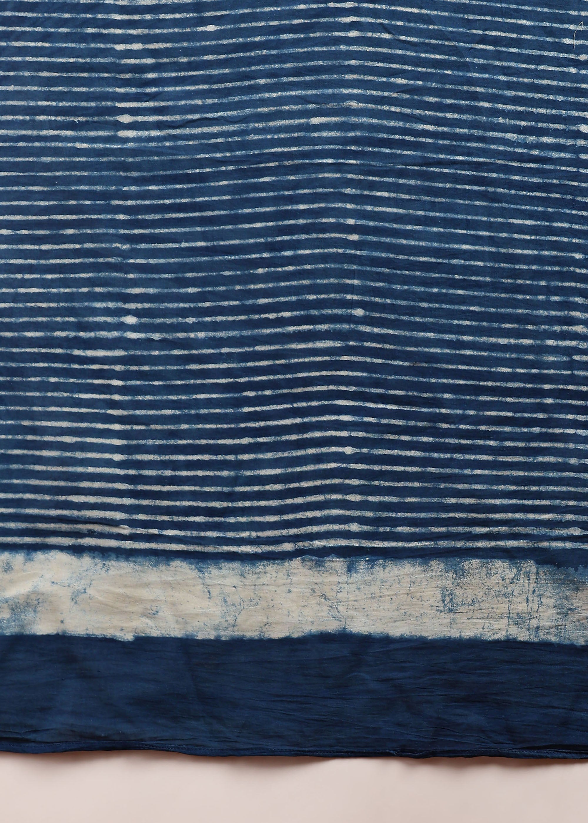 READY TO WEAR INDIGO BLUE DABU HANDBLOCKED SAREE