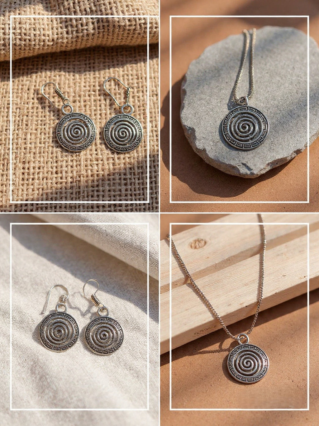 ROUND LIGHTWEIGHT PENDENT SET