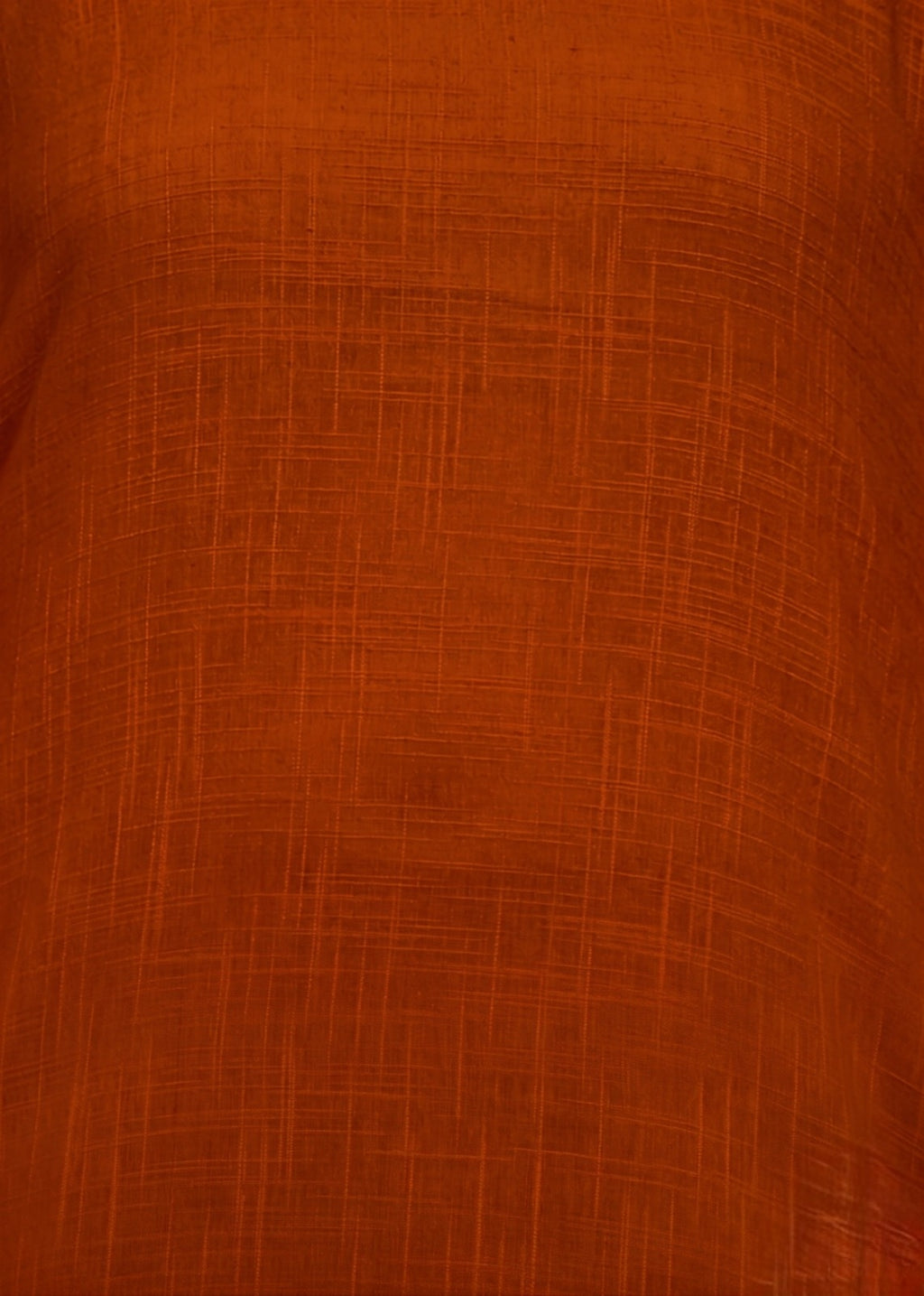 RUST SLUB KURTA PLAZZO