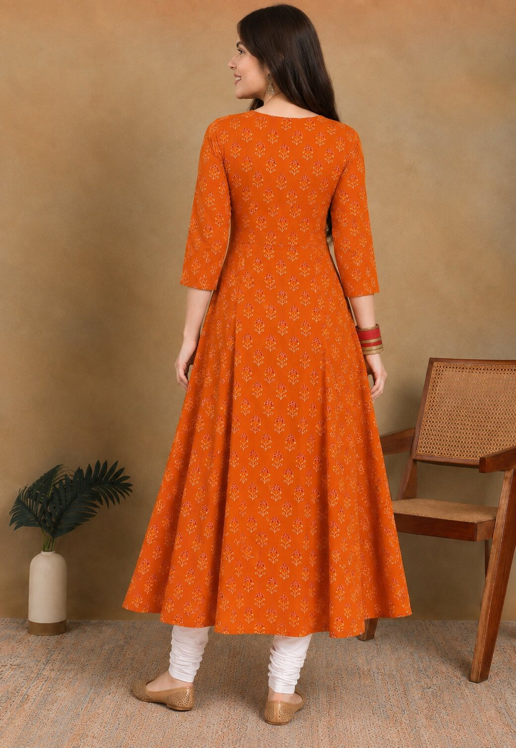 ORANGE KURTA