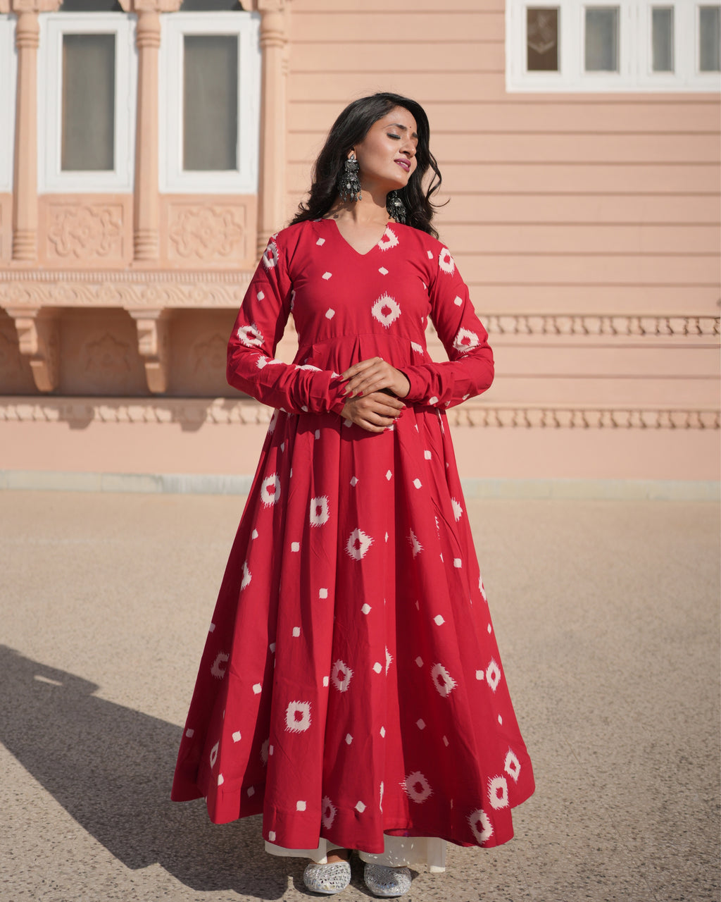 RED SCARLETT KURTA SET