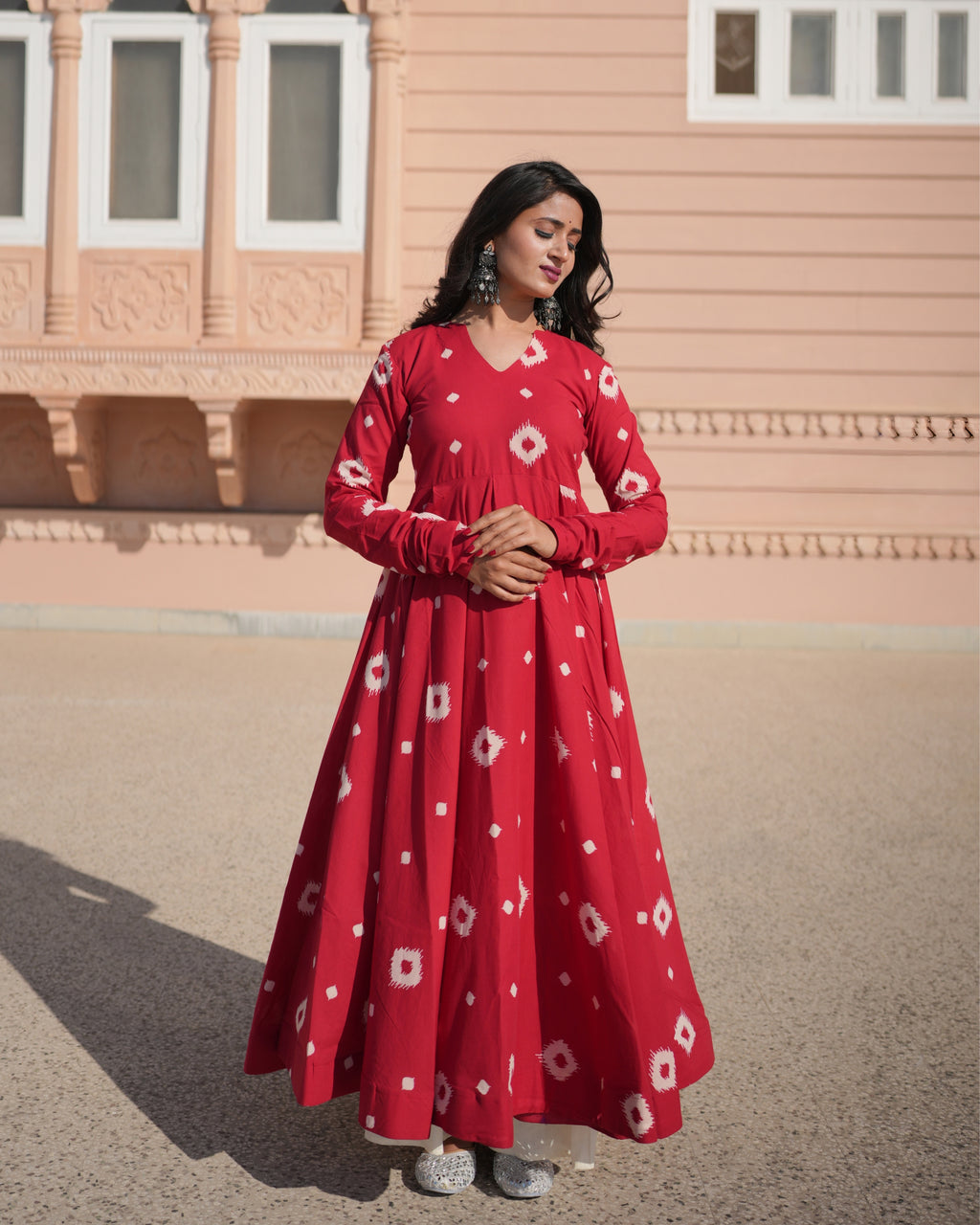 RED SCARLETT KURTA SET