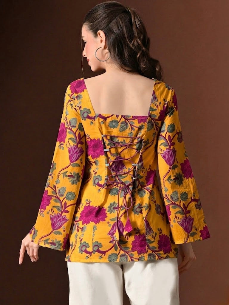 YELLOW BELL KURTI