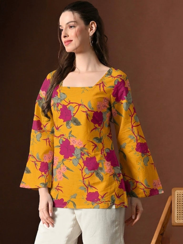 YELLOW BELL KURTI