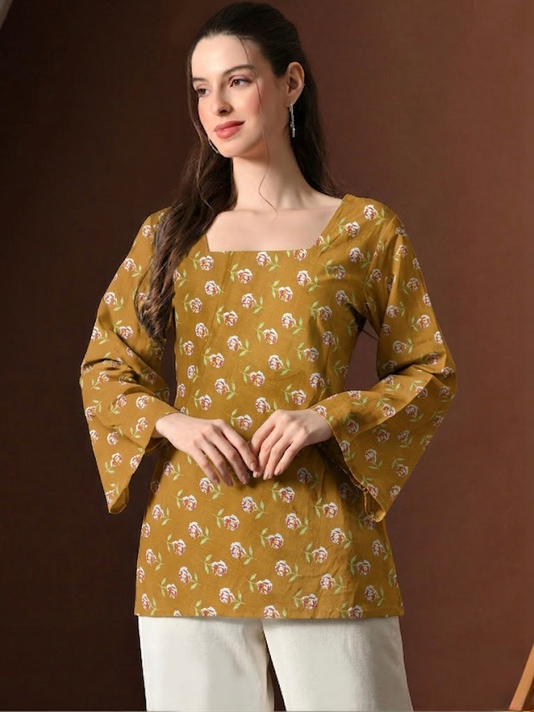 BELL MUSTARD KURTI