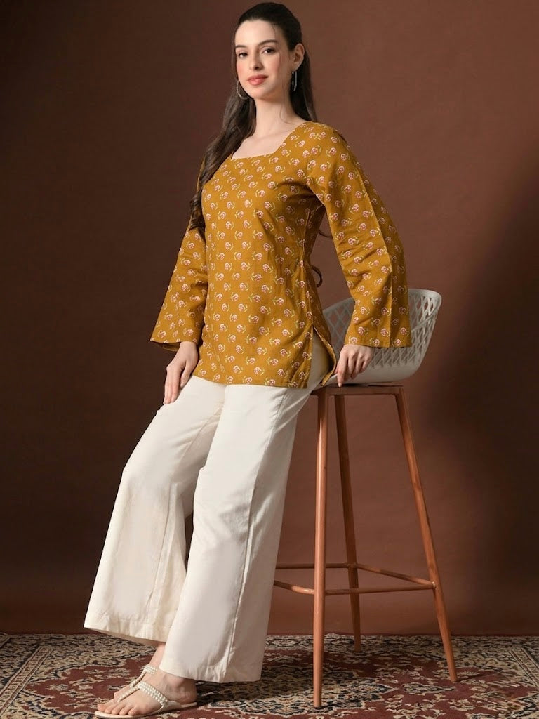 BELL MUSTARD KURTI