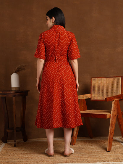 RUST DRESS